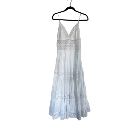 CHARO RUIZ IBIZA Cindy long Dress white Large - Picture 8 of 11